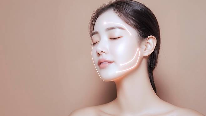 넙데데한 얼굴 개선을 원한다면 뼈, 근육, 지방 등 얼굴이 커 보이는 정확한 원인을 파악해야 한다|출처: 클립아트코리아