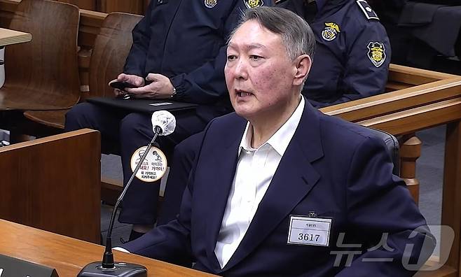 윤석열 전 대통령. (서울중앙지법 제공. 재판매 및 DB 금지) 2025.11.19 ⓒ 뉴스1