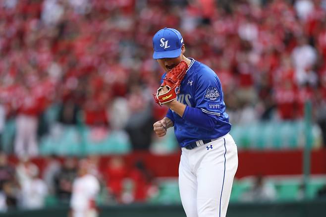 지난해 10월9일 SSG와의 준플레이오프 1차전