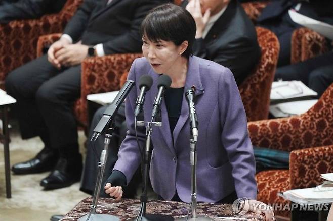 다카이치 사나에 일본 총리. 연합뉴스