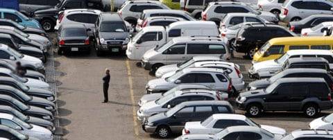 중고차 시장의 노후차들 /조선DB