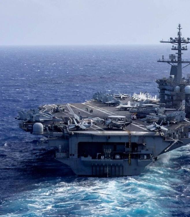 미 해군의 핵추진 항공모함 USS 에이브러햄 링컨함. 사진=USS 에이브러햄 링컨함 SNS