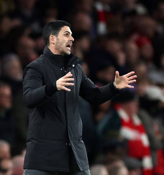 아르테타 아스널 감독. 사진[AP=연합뉴스]