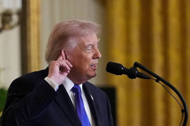 도널드 트럼프 미국 대통령. 로이터연합뉴스