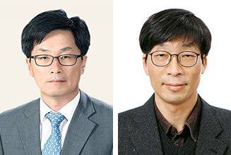 정일연(왼쪽), 송상교