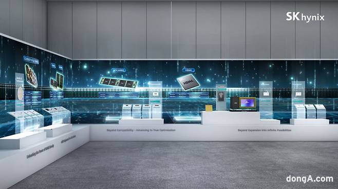 SK하이닉스 CES2026 전시.