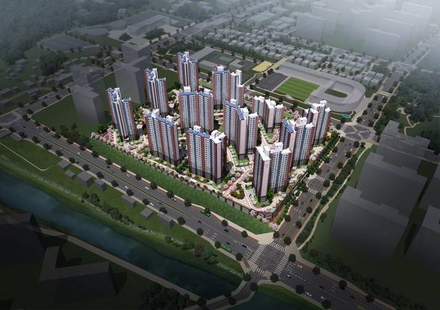 금성백조, ‘이천 중리 B3블록 금성백조 예미지’ 조감도