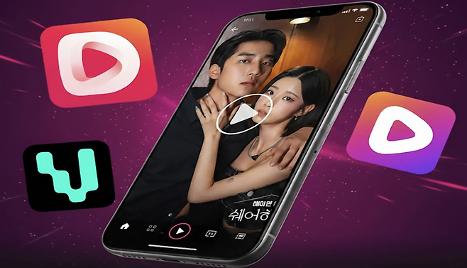 숏폼 드라마 관련 이미지 [센서타워 캡처]