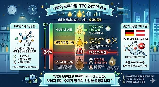 기름의 골든타임: TPC 24%의 경고. 제미나이 생성 그래픽