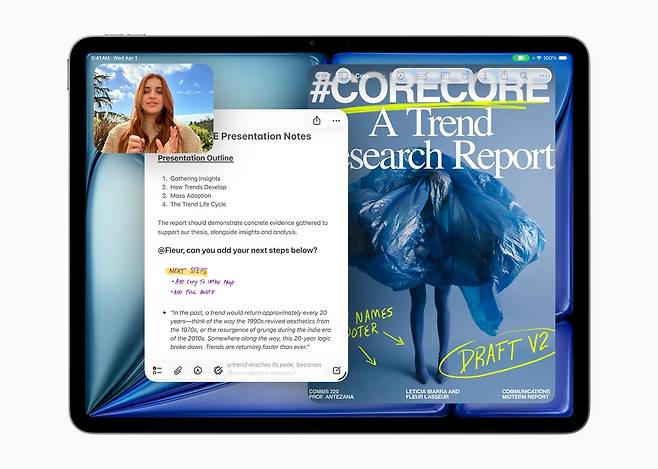 M4칩 장착 아이패드 에어 [애플 제공. 재판매 및 DB 금지]