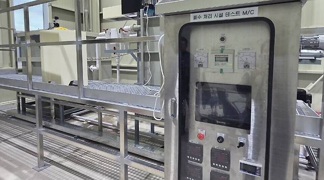 ▲ ㈜가람 기업부설 연구소 안에 설치된 실증설비.