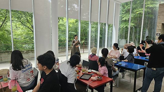 지역 기반 창작과 문화예술교육을 결합한 콘텐츠인 ‘시간의 숲’ 연극 프로그램.