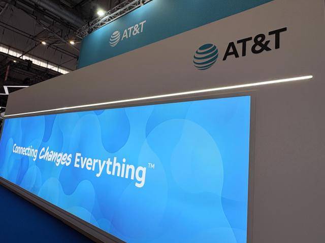 '연결이 모든것을 바꾼다'는 슬로건을 내세운 미국 통신사 AT&T [사진=최연재 기자]