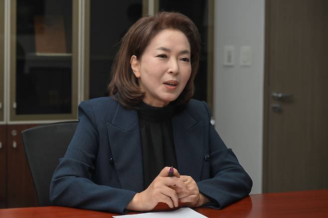 김민전 국민의힘 의원. 백성현 기자