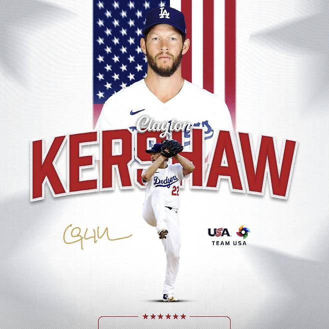 클레이튼 커쇼는 이번 WBC에서 언제든 등판할 수 있는 전천후 역할을 맡는다. 사진=WBC