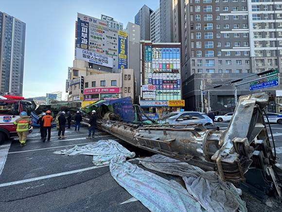만촌네거리 사고 현장 [사진=연합뉴스]