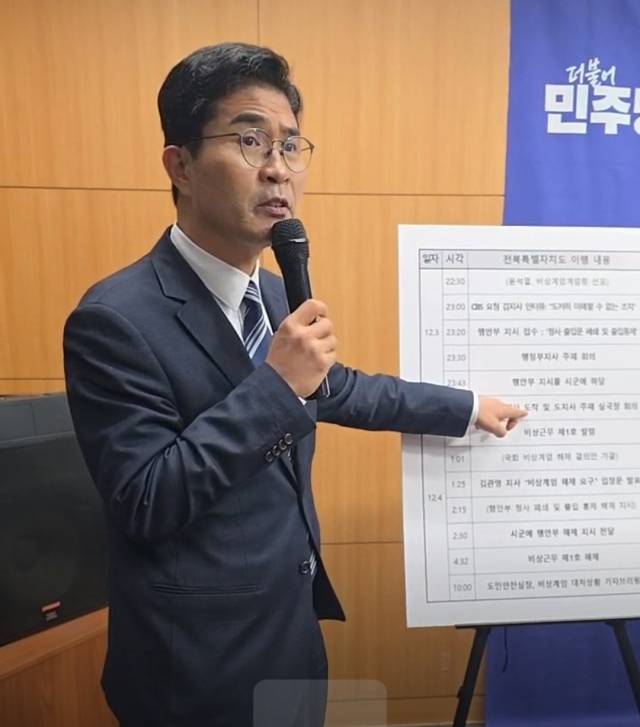 ▲이원택 의원은 "당시 행안부의 청사 출입통제 지시에 대해 명확히 거부의사를 밝힌 김동연 경기도지사와 강기정 광주시장의 조치와도 대비된다"며 말했다. ⓒ