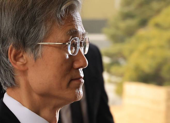 조희대 대법원장이 2월13일 서울 서초구 대법원으로 출근하고 있다. ⓒ연합뉴스