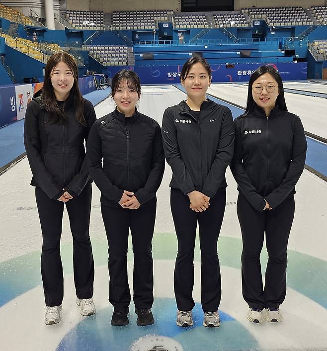 재정비한 강릉시청 컬링팀 [강릉시 제공. 재판매 및 DB 금지]