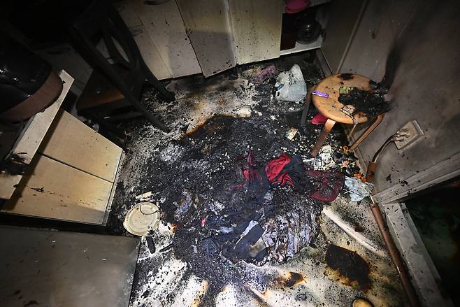 화곡동 다세대 주택 화재 [강서소방서 제공. 재판매 및 DB 금지]