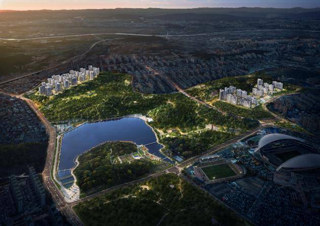 \'중앙공원 롯데캐슬 시그니처\' 견본주택 <광주일보 자료사진>