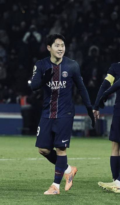 프랑스의 PSG에서 뛰고 있는 이강인. PSG SNS 제공