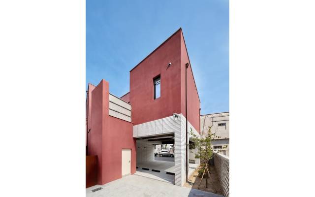 창원 주택 ‘까사예마’ 1층 외부포켓마당.