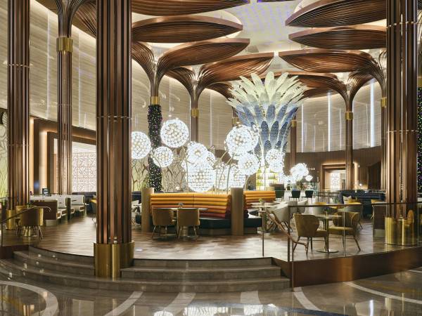 '인스파이어 엔터테인먼트 리조트' 메인 로비 전경.(사진제공=현대리바트)