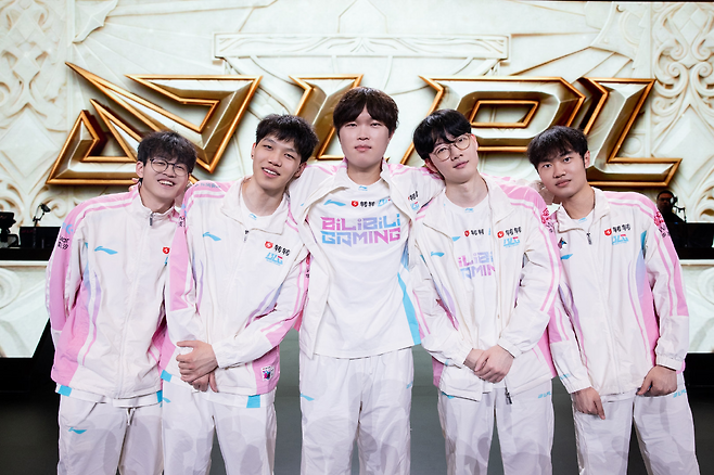 승리한 빌리빌리 게이밍(사진=LPL)