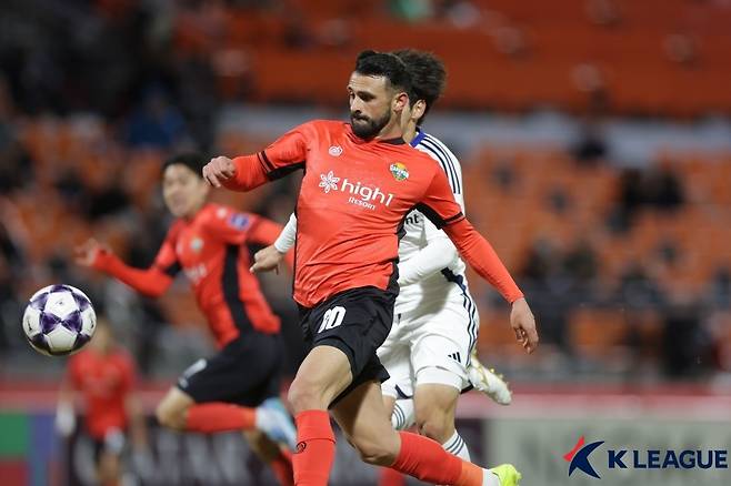 강원FC의 아부달라 (한국프로축구연맹 제공)
