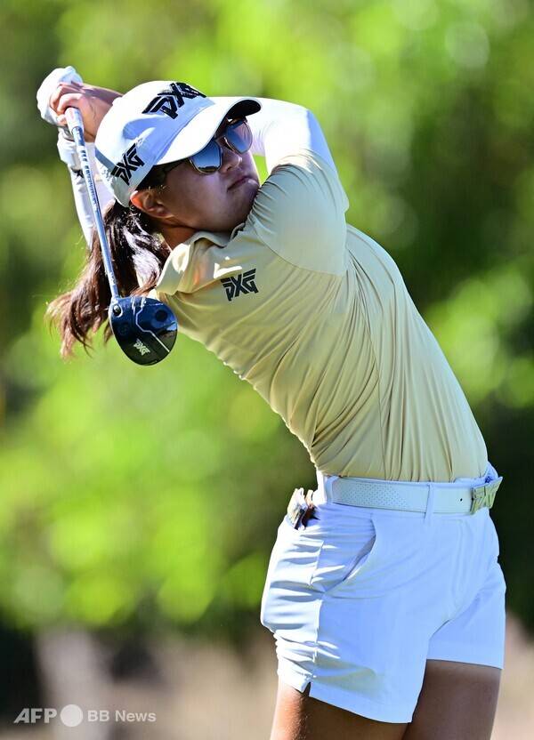 2026년 미국여자프로골프(LPGA) 투어 '아시안 스윙' 블루베이 LPGA에 출전한 장타자 오스턴 김(미국). 사진제공=ⓒAFPBBNews = News1 (사진을 무단으로 사용하지 마십시오.)
