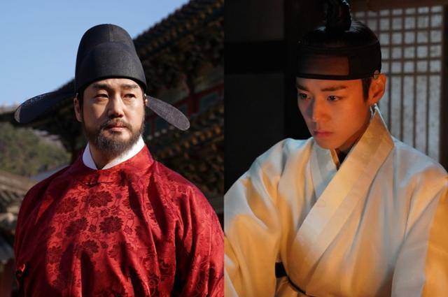 '왕과 사는 남자'의 유지태와 박지훈. 쇼박스 제공