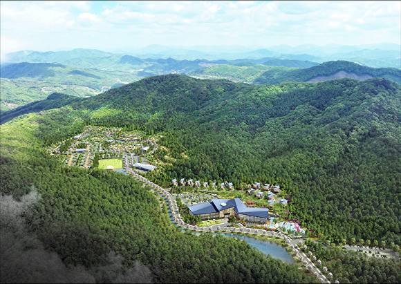 코베아캠핑랜드 조감도. [사진=청주시]