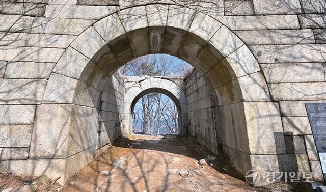 북한산성 북문. 훈련도감 유영과 상운사에서 북문지역 수비와 관리를 맡은 것으로 파악된다. 홍기웅기자