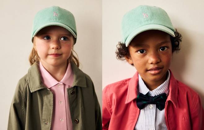 헤지스키즈 26SS 모자. [사진=LF]