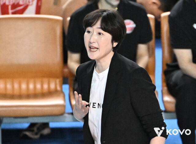 페퍼저축은행 장소연 감독./KOVO