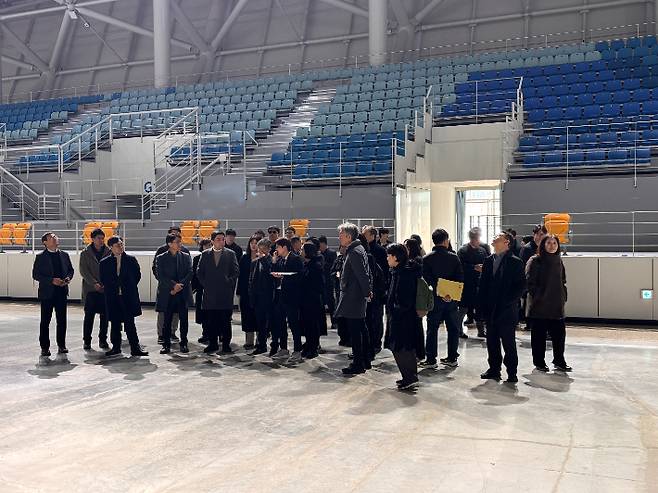 강릉시는 5일 국토교통부, 강릉시, 강원특별자치도, 2026 강릉 ITS 세계총회 조직위원회, 한국도로공사, ITS Korea, 현대자동차 등 7개의 ITS 세계총회 핵심기관이 참여하는 현장점검 및 유관기관 합동 회의를 개최했다. 강릉시 제공