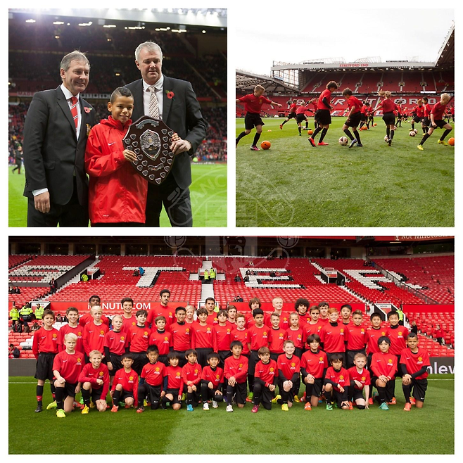 오술라가 12년 전 맨유 주최 축구 기술대회에서 1위를 차지했다. 맨유 SNS