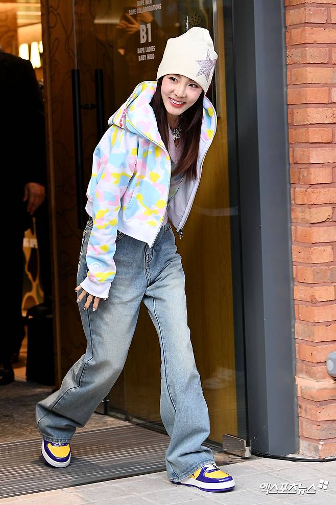 산다라박 '논란 속 밝은 표정'