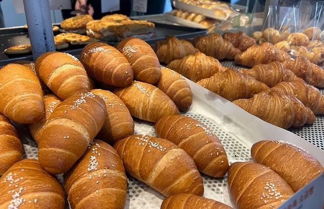 대전지역 한 빵집에 빵들이 진열돼 있다. 사진=김세영 기자