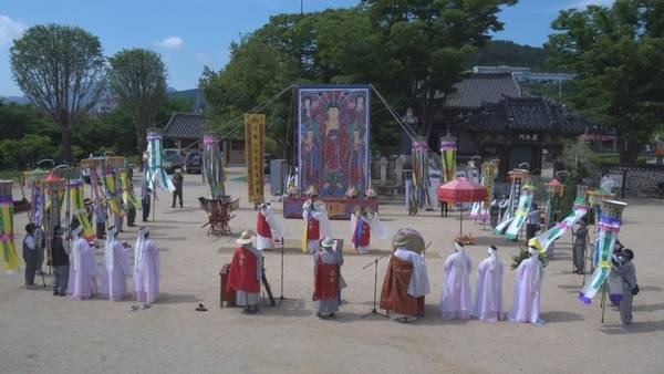 작약산 예수재 공개 행사 /밀양시무형유산연합회