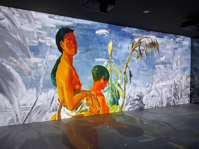 대구시 중구에 자리잡은 예술체험공간 아루스에서 대구가 낳은 천재화가 이인성의 작품이 재현되고 있다. 최미화 기자