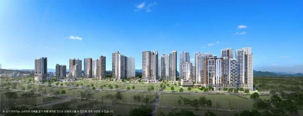 구리역 하이니티 리버파크 투시도. 사진=DL이앤씨 제공