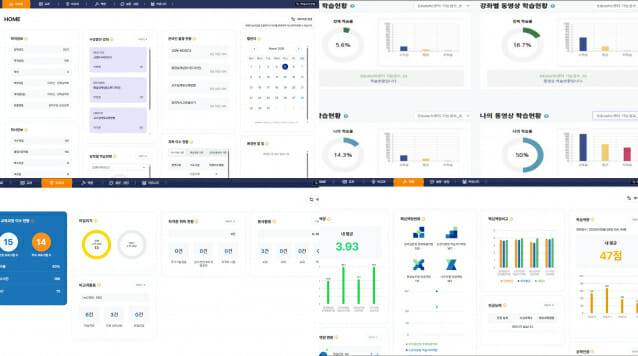 한국기술교육대학교 K-LXP 실행 화면