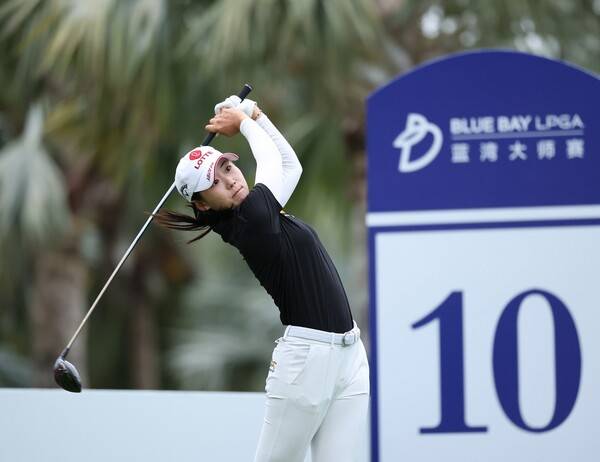 2026년 미국여자프로골프(LPGA) 투어 '아시안 스윙' 블루베이 LPGA에 출전한 황유민 프로가 1라운드에서 경기하는 모습이다. 사진제공=Getty_LPGA (사진을 무단으로 사용하지 마십시오.)