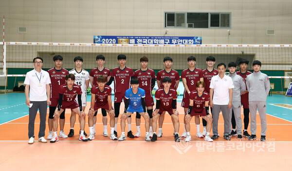 ​2020년 경희대 팀 단체사진.2020.08.21.(사진=발리볼코리닷컴DB)