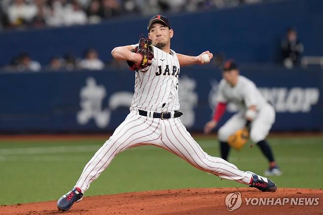 일본 야구대표팀 기쿠치 유세이 [AP=연합뉴스]