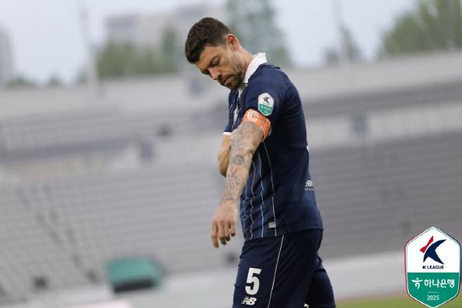 오스마르(이랜드). 사진=한국프로축구연맹