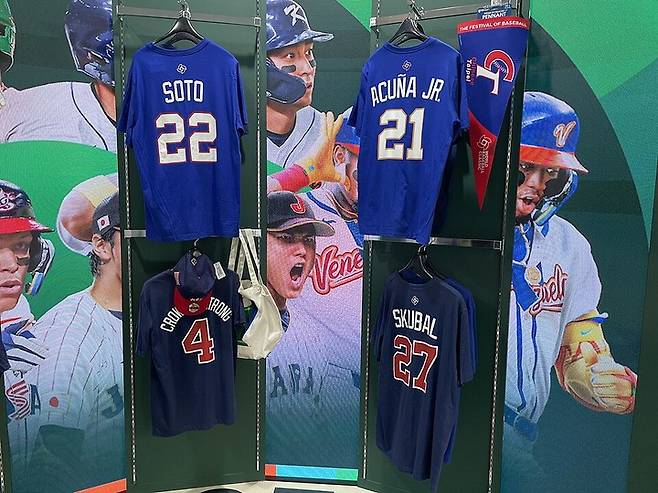 (한국과 일본이 7일(한국시간) 월드베이스볼클래식에서 만나다. 한국을 대표하는 이정후와 일본 간판스타 오타니 쇼헤이의 모습이 보인다)