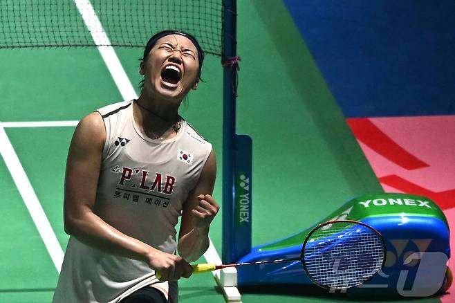 안세영이 전영오픈 준결승에 진출했다. ⓒ AFP=뉴스1